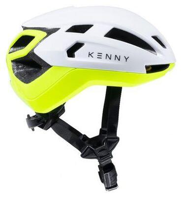 Kenny furtif fietshelm wit/geel, mips