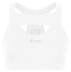 Brassière Shock Absorber X Champion Crop Top Evo Blanc