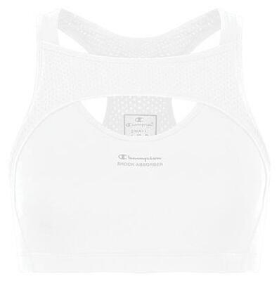 Shock Absorber X Champion Crop Top Evo Weiß