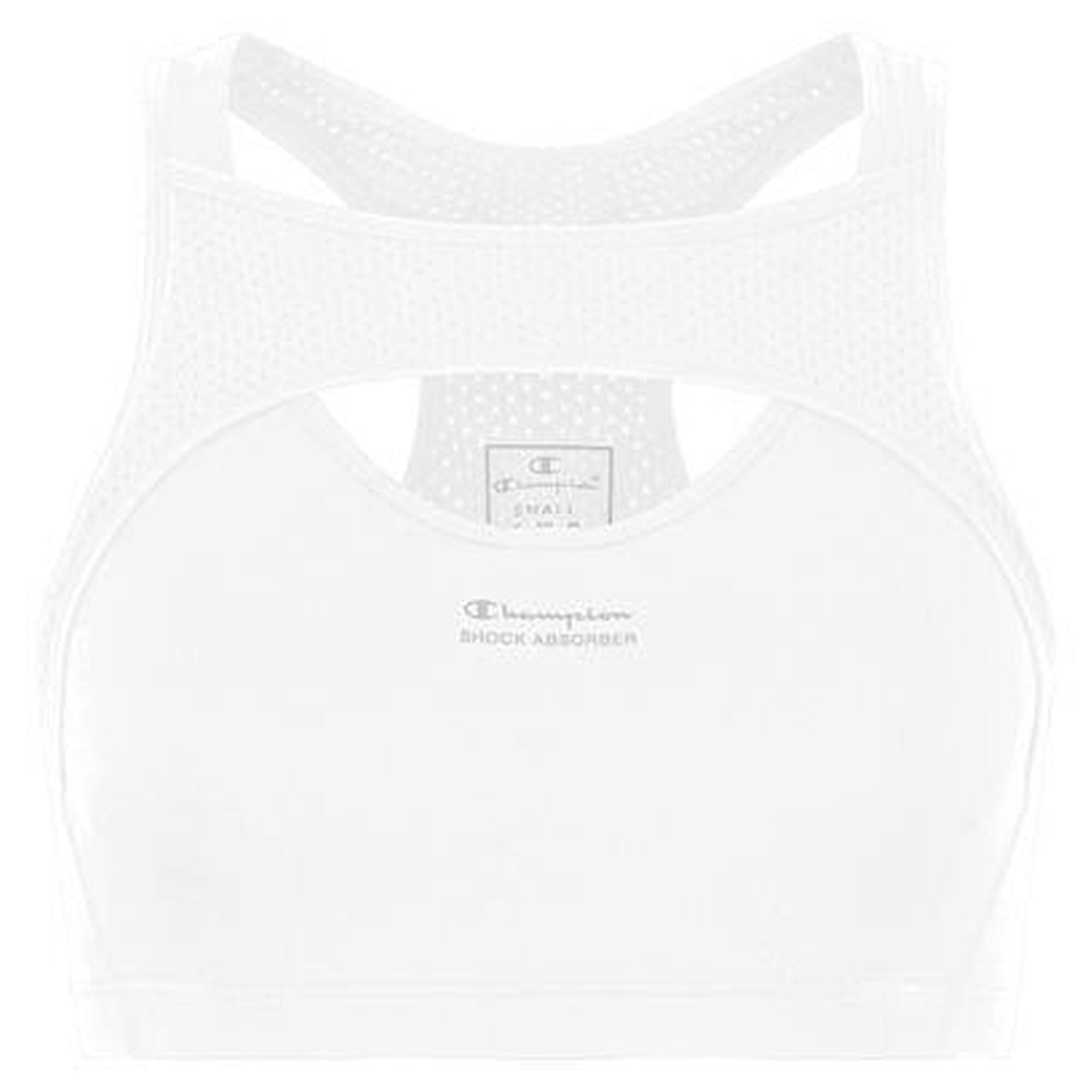 Brassière Shock Absorber X Champion Crop Top Evo Blanc