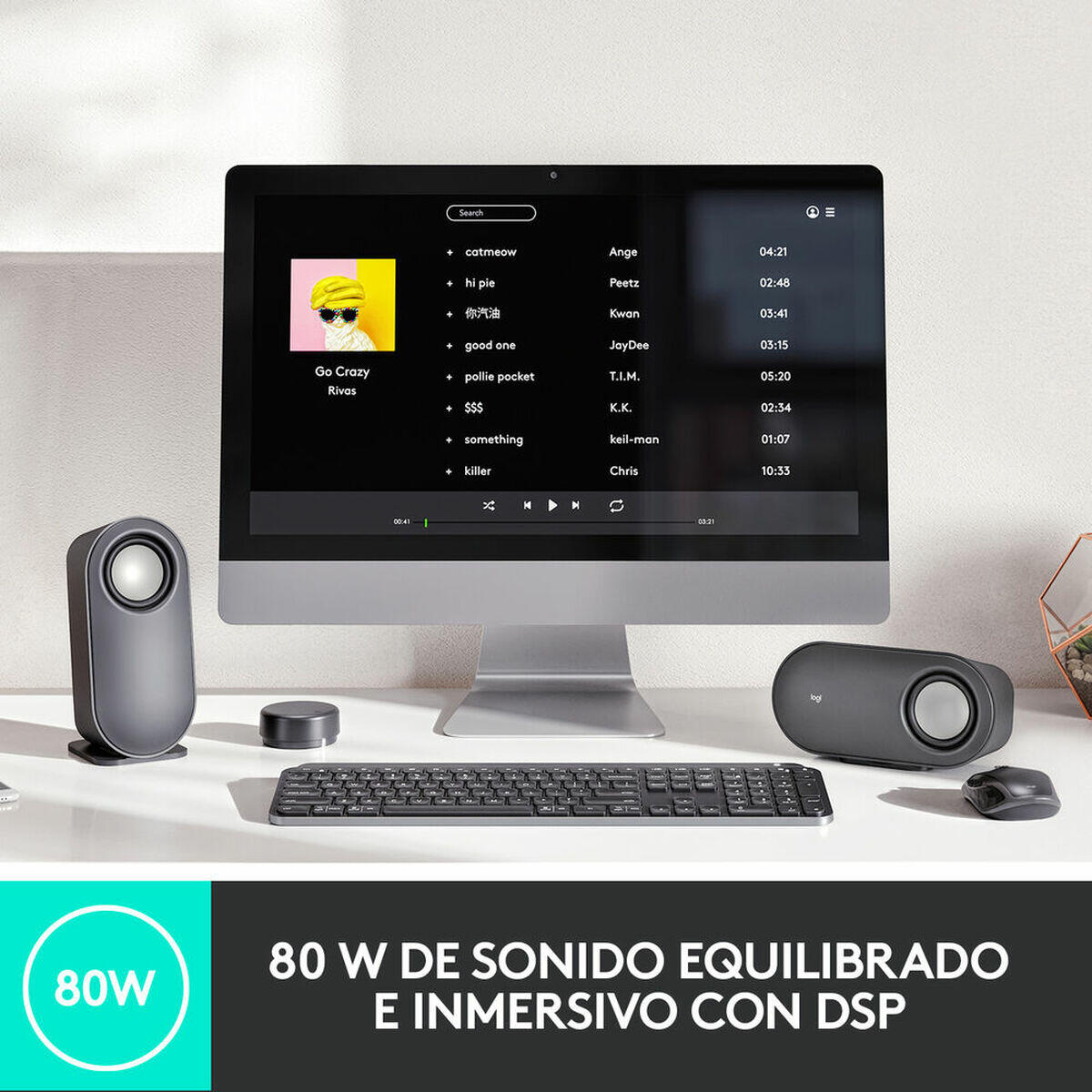 LOGITECH Altoparlanti PC Logitech 980-001348 Bluetooth