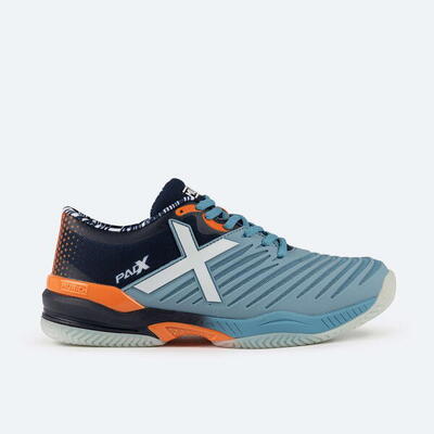 Zapatilla de pádel MUNICH Pad X gris y negro