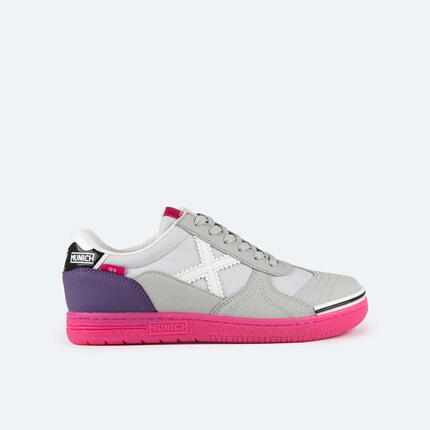 Zapatilla de fútbol sala MUNICH G3 para niño/a gris