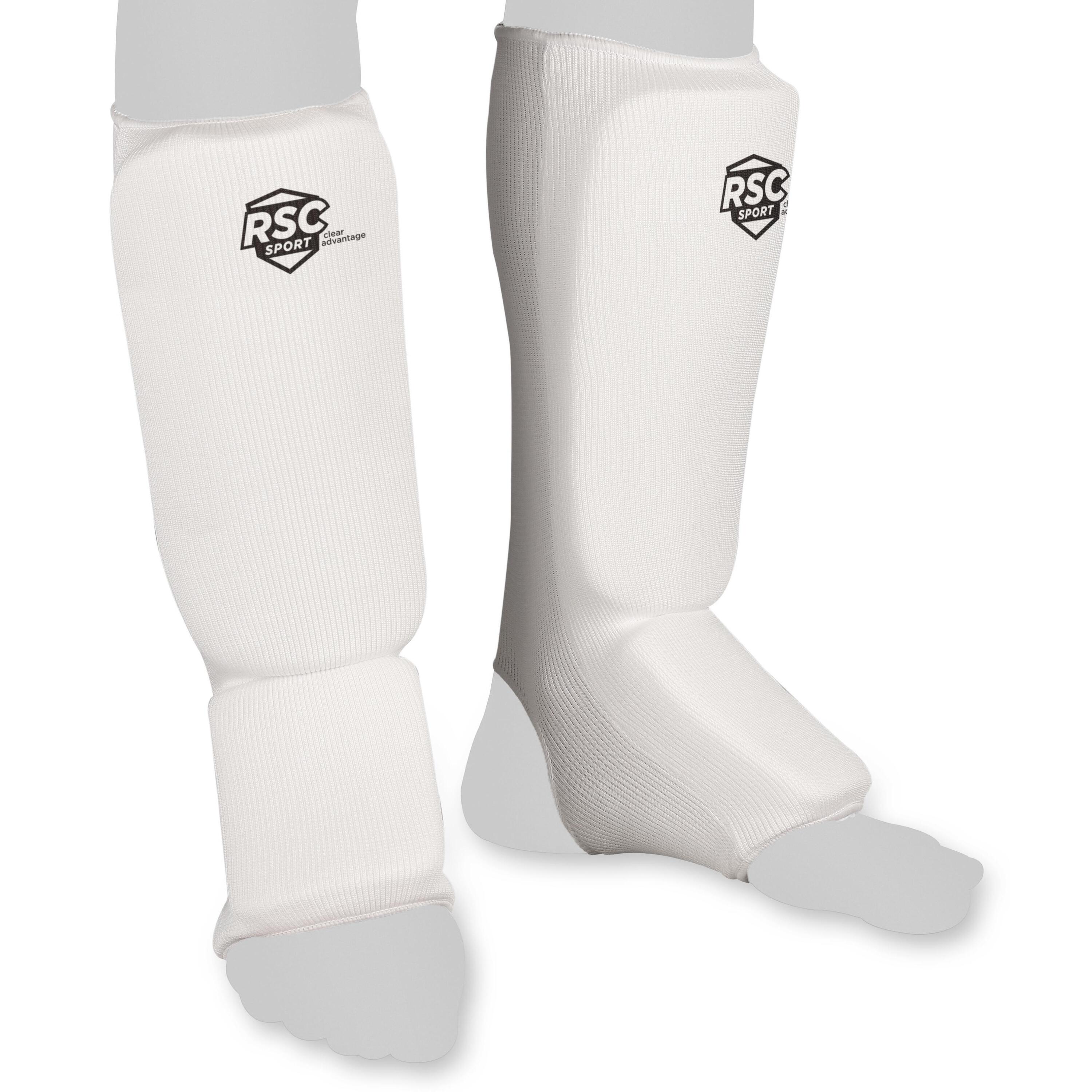 Protège-Tibias en Coton RSC Blanc 2/3