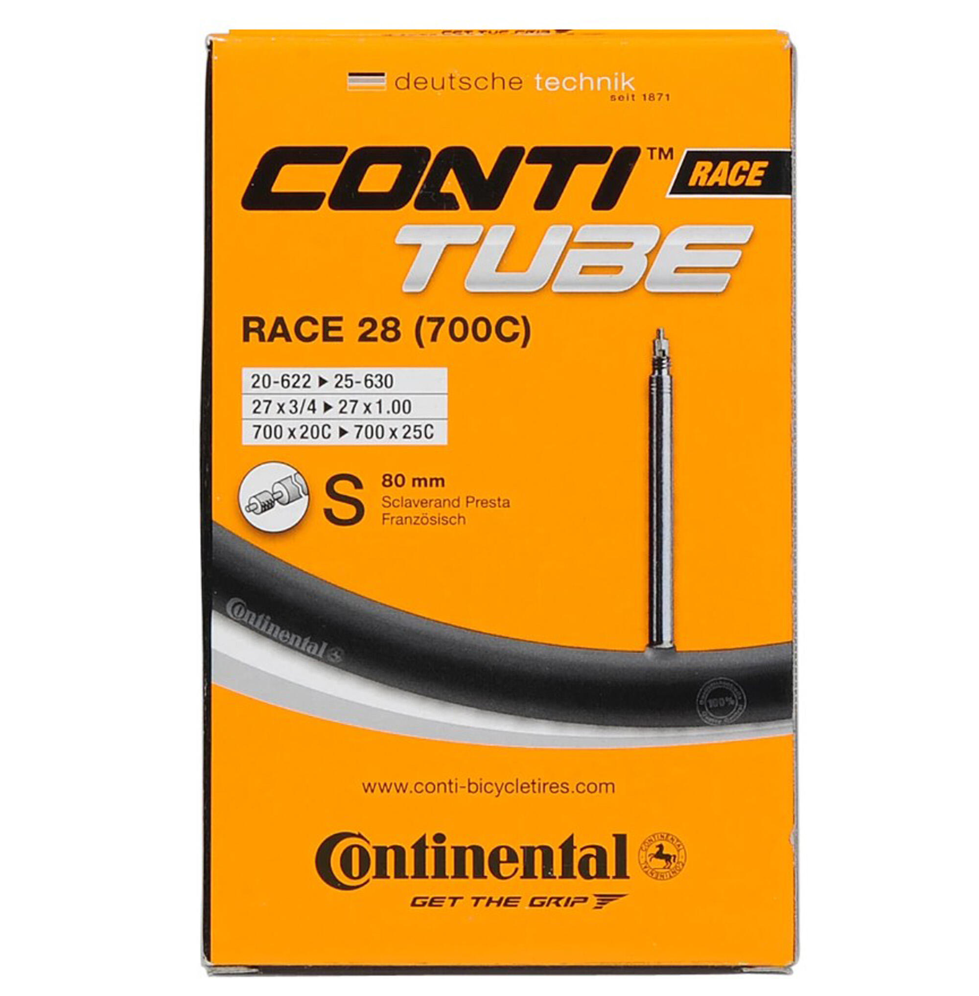 CHAMBRE À AIR CONTINENTAL 700x20-25 PRESTA 80 mm - 1800000000 - 4024066568133 4/4