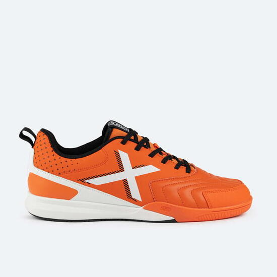 Zapatilla de futbol sala MUNICH Rondito naranja
