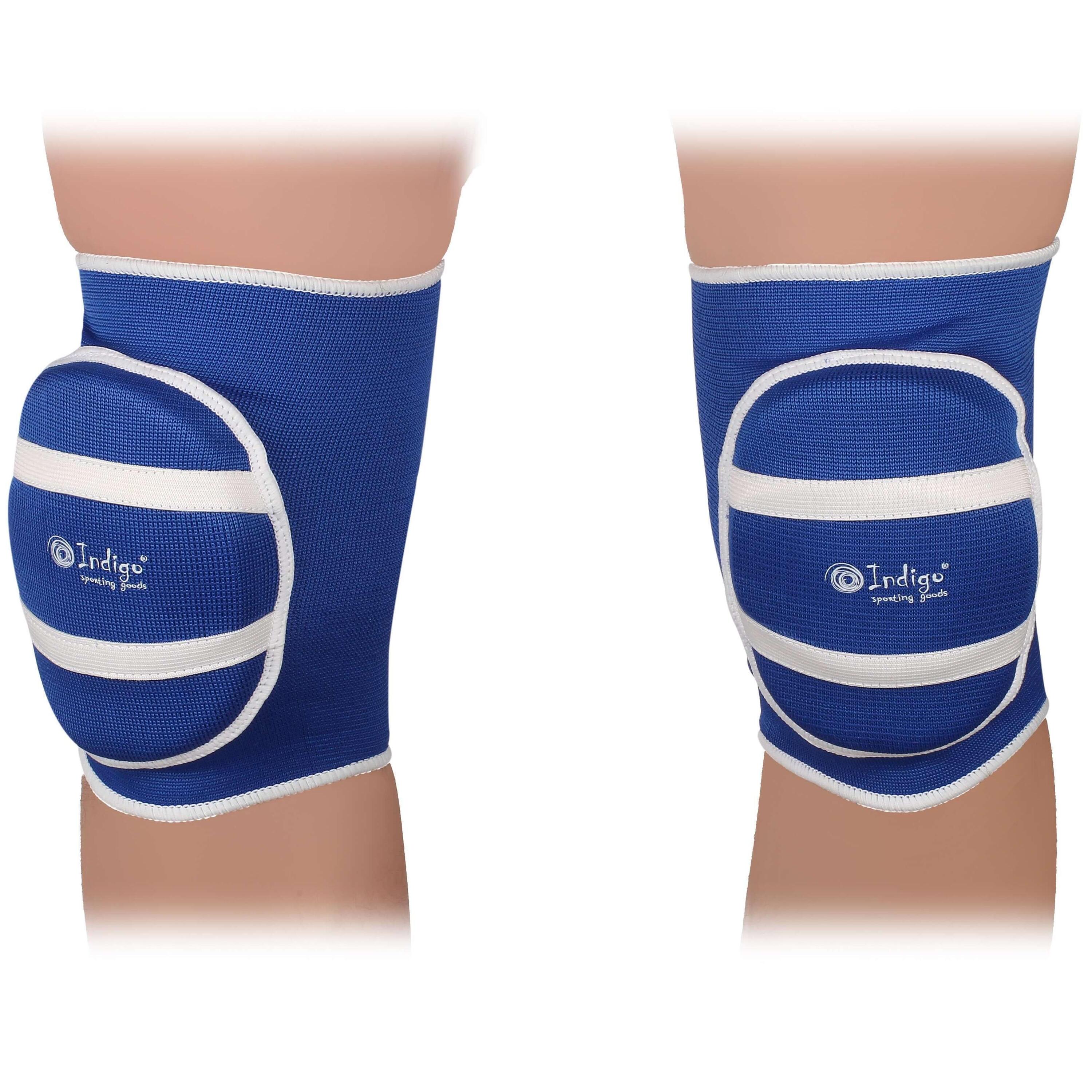 Rodillera Acolchada para Volleyball INDIGO Talle S Azul 1/4