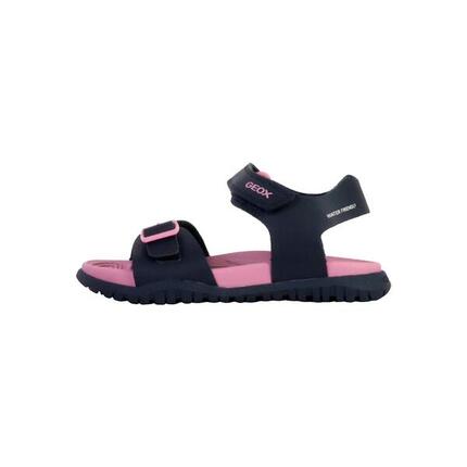 Sandales Fille J SANDAL FUSBETTO GI Rose Foncé/Lilas Clair