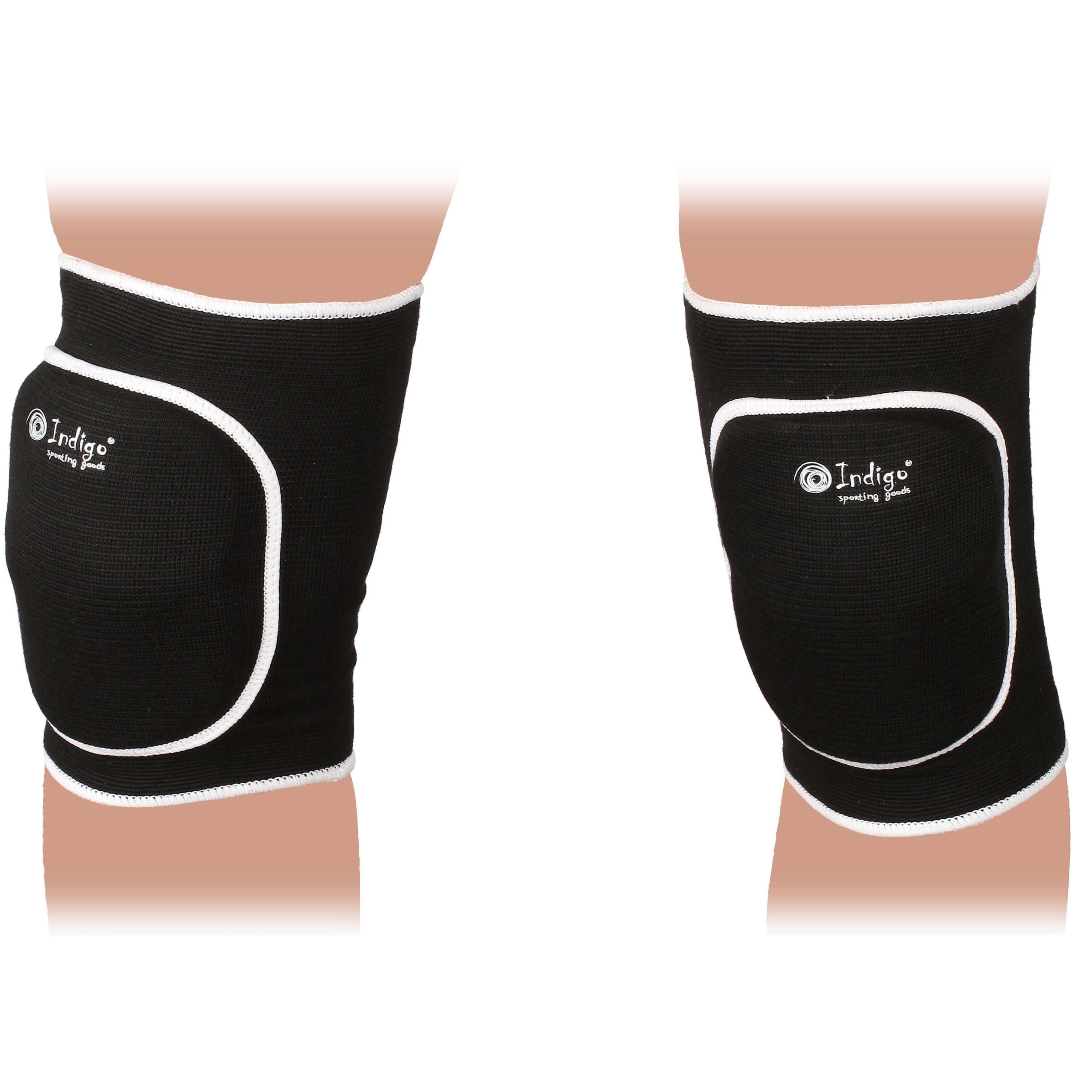 Rodillera Acolchada para Volleyball INDIGO Talle L Negro 1/4