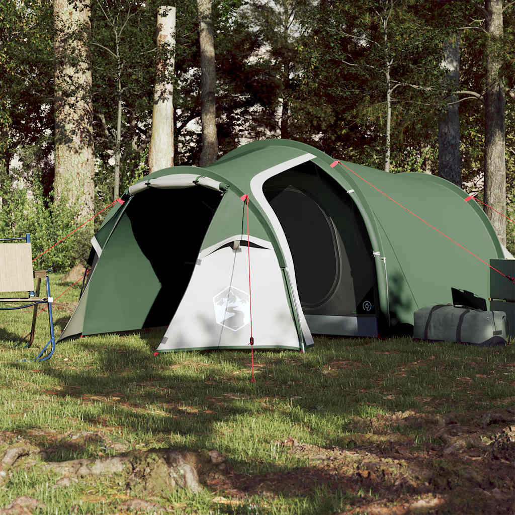 Tienda de túnel Vidaxl para 3 personas - Impermeable y Verde 3/7