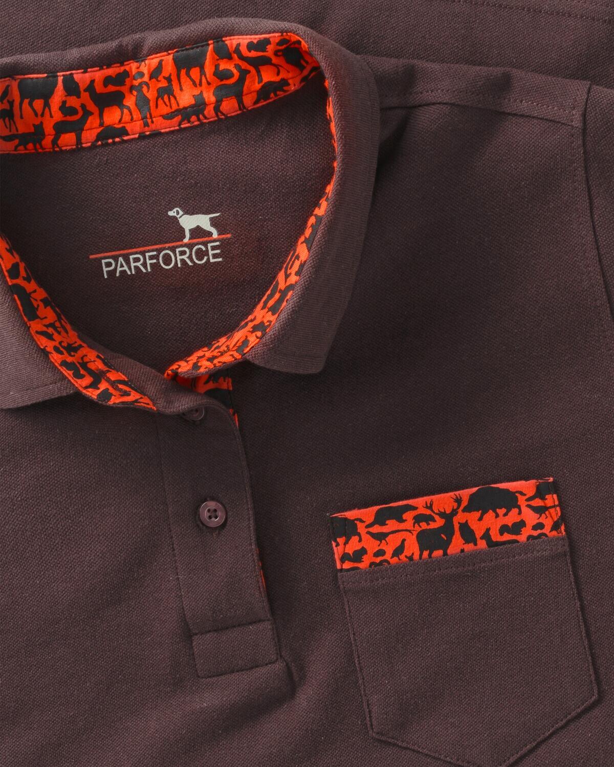 Damen Poloshirt Waldtier-Detail 3/3