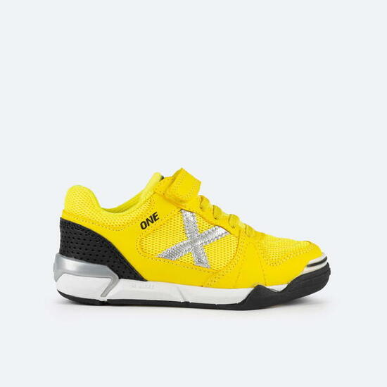 Zapatilla de fútbol sala MUNICH One Kid VCO amarillo