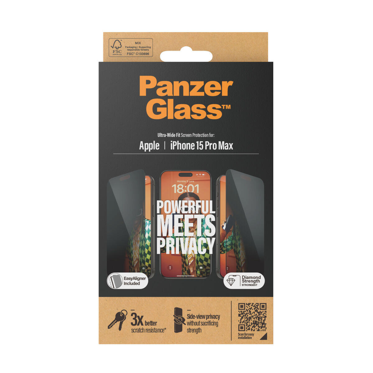 Film Protecteur pour Téléphone Portable Panzer Glass P2812 Transparent 2/4