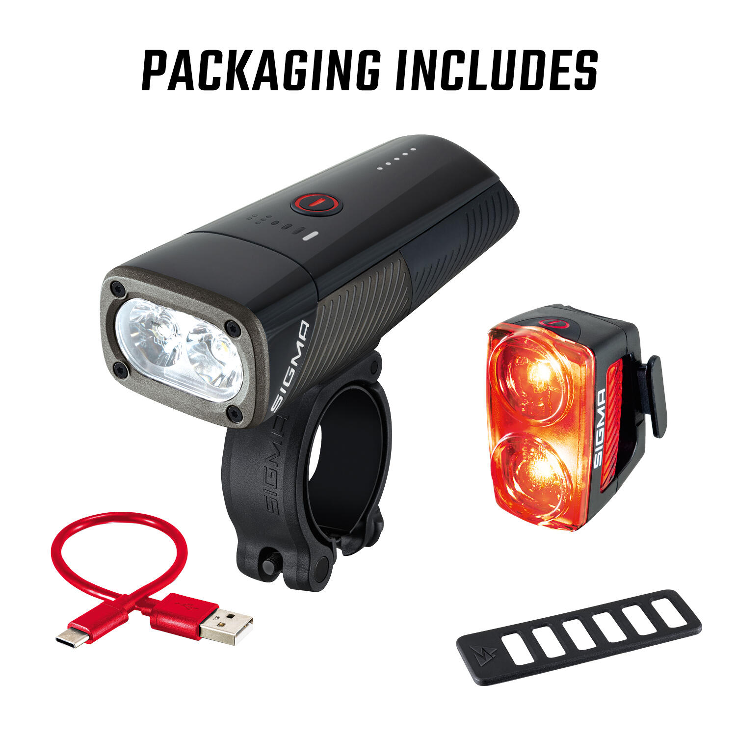 Sigma Buster 1600 & RL 150 Bike Front and Rear Light set 7/7