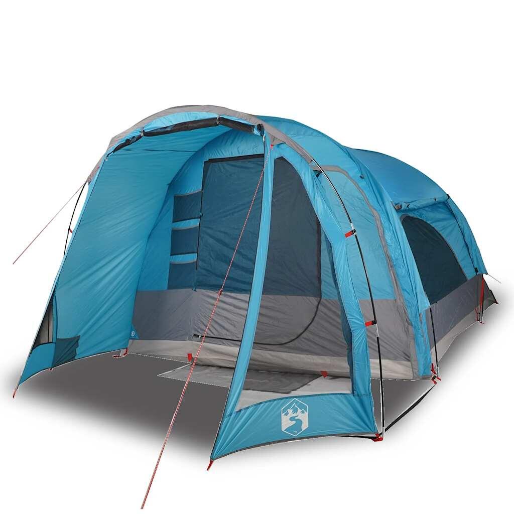 Vidaxl Tente de Camping Étanche 6 Personnes en Bleu 2/7