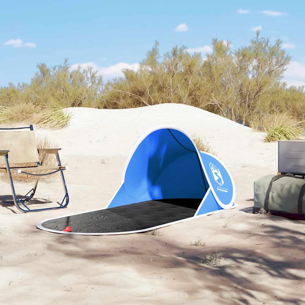 Vidaxl Strandzelt Pop-Up wasserdicht Azurblau 3/7