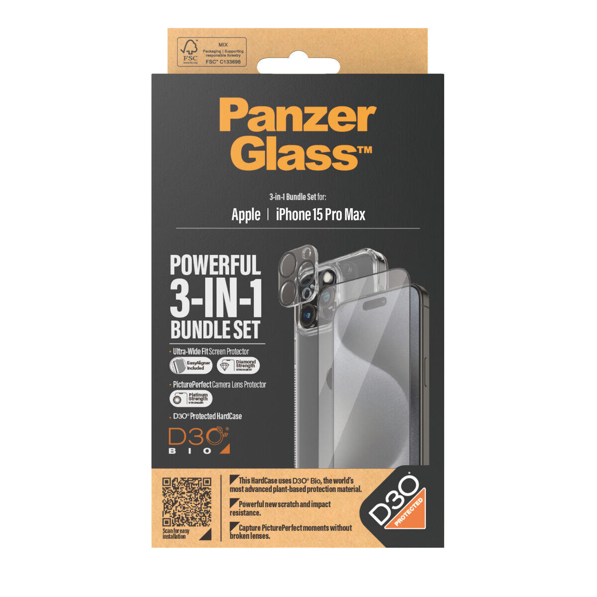 Schermbeschermer voor mobiel Panzer Glass B1175+2812 Transparant 2/5