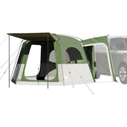 Tente voiture VidaXL 4 personnes imperméable verte