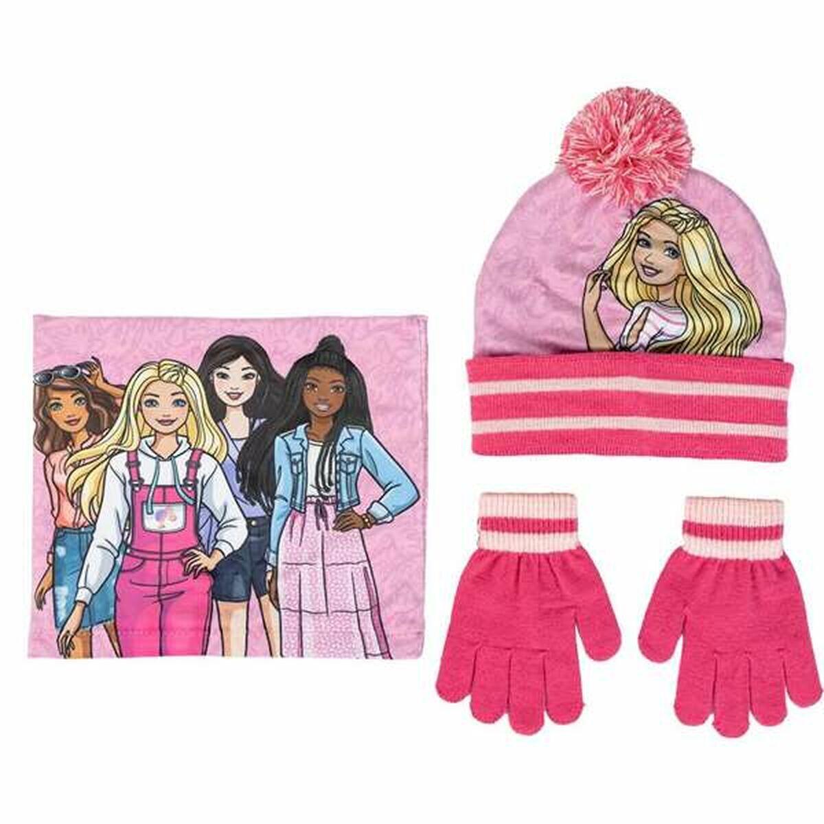Gorro, Cachecol e Luvas Barbie 1/5
