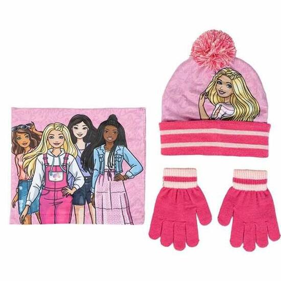 Gorro, Bufanda y Guantes Barbie
