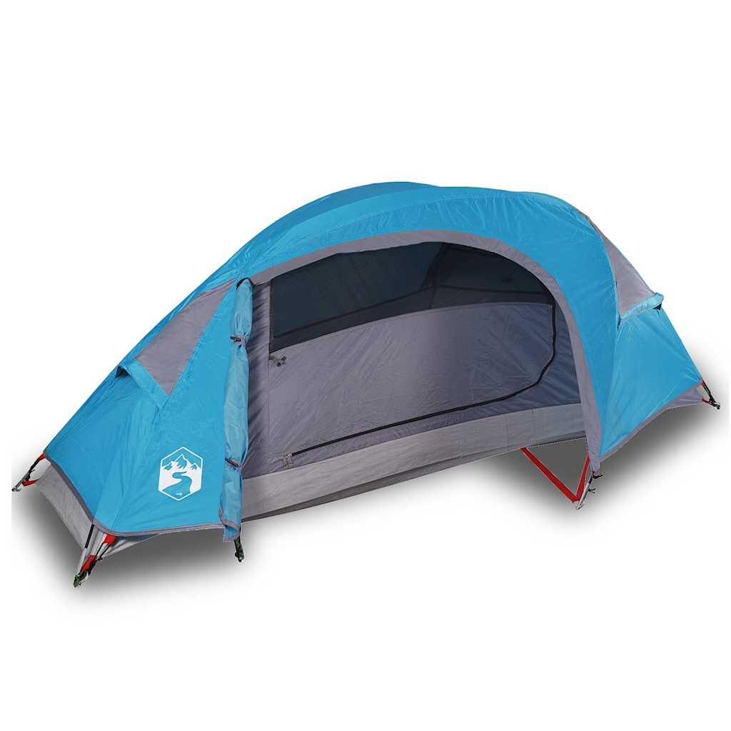 Vidaxl Tente Dôme 1 Personne Étanche Bleue 2/7