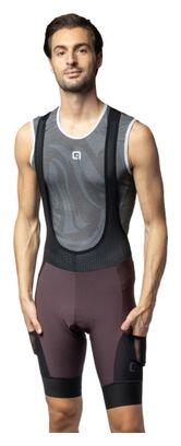 Alé Stones Cargo Bib Shorts Black