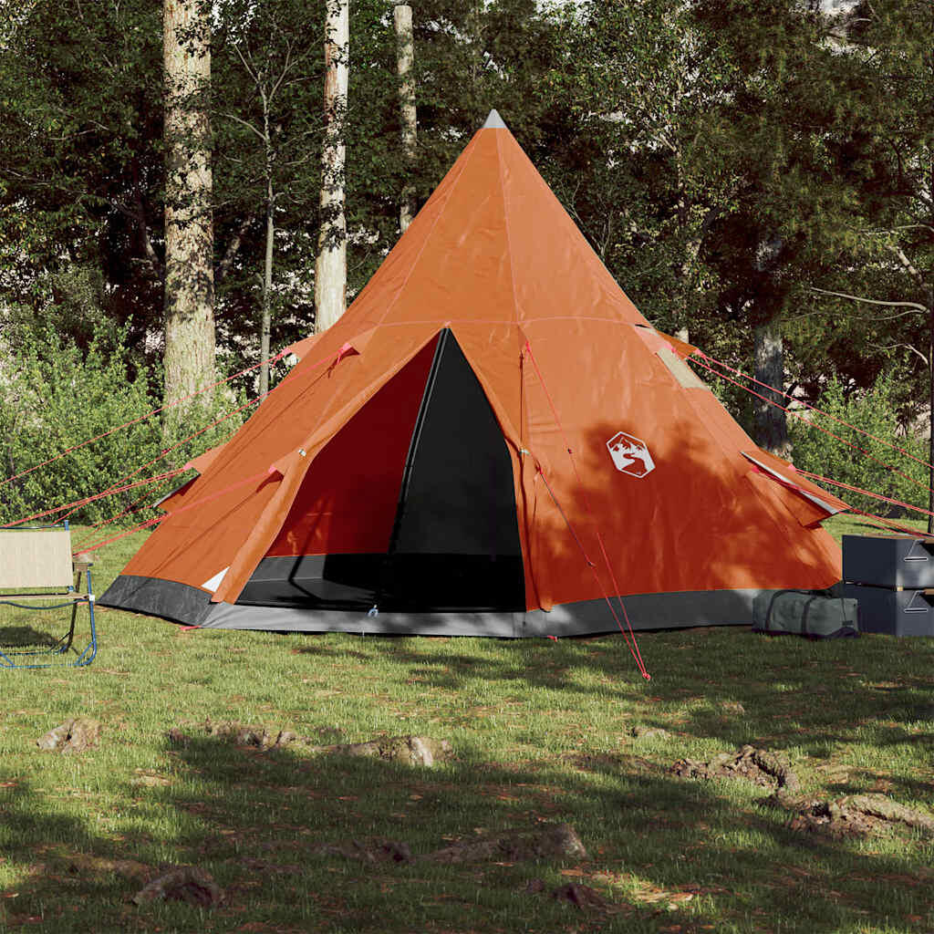 Vidaxl Tipi Impermeable 4 Personnes en Orange 7/7