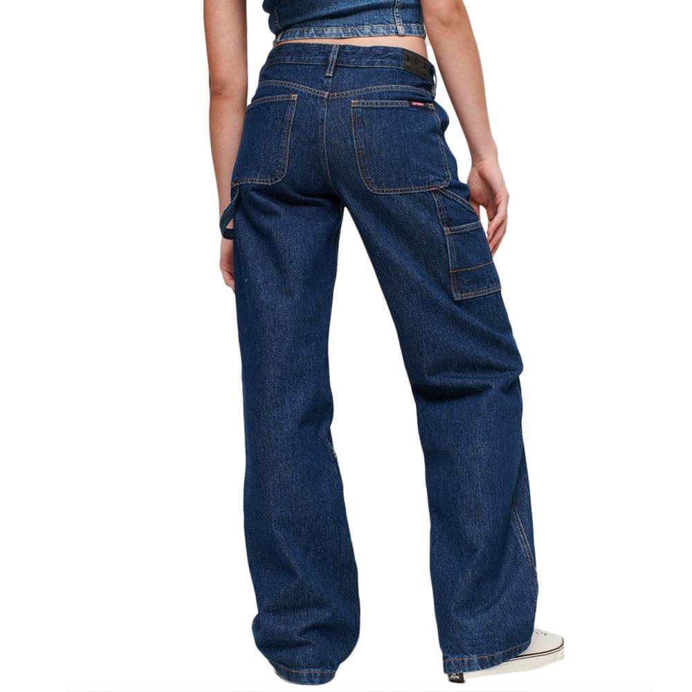 Superdry Damen Carpenter Jeans Blau Rise 2/2