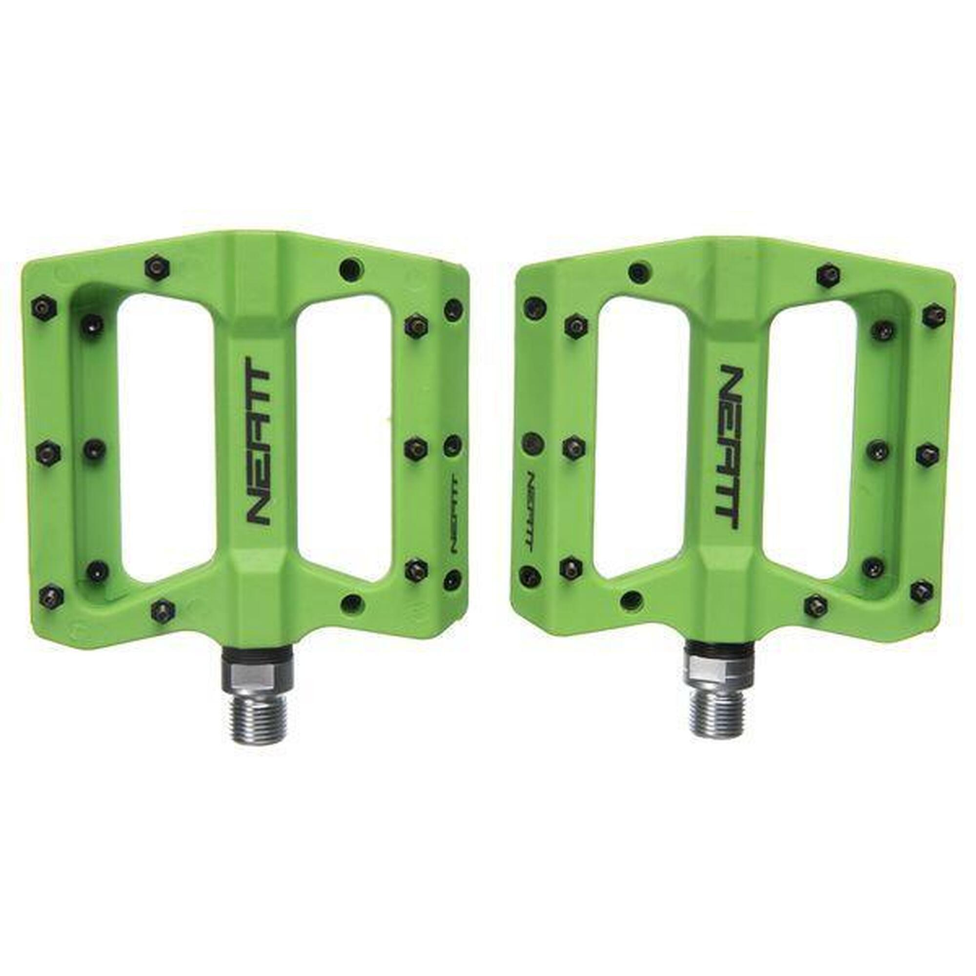 Paire de Pédales Plates Neatt Composite 8 Picots Vert      3499€ 3900€ -10%    * La vente débute le 09/07/2025    NEATT Paire de Pédales Plates Neatt Composite 8 Picots VertCe produit n'est pas disponible en ligne, vérifiez le stock en magasin   