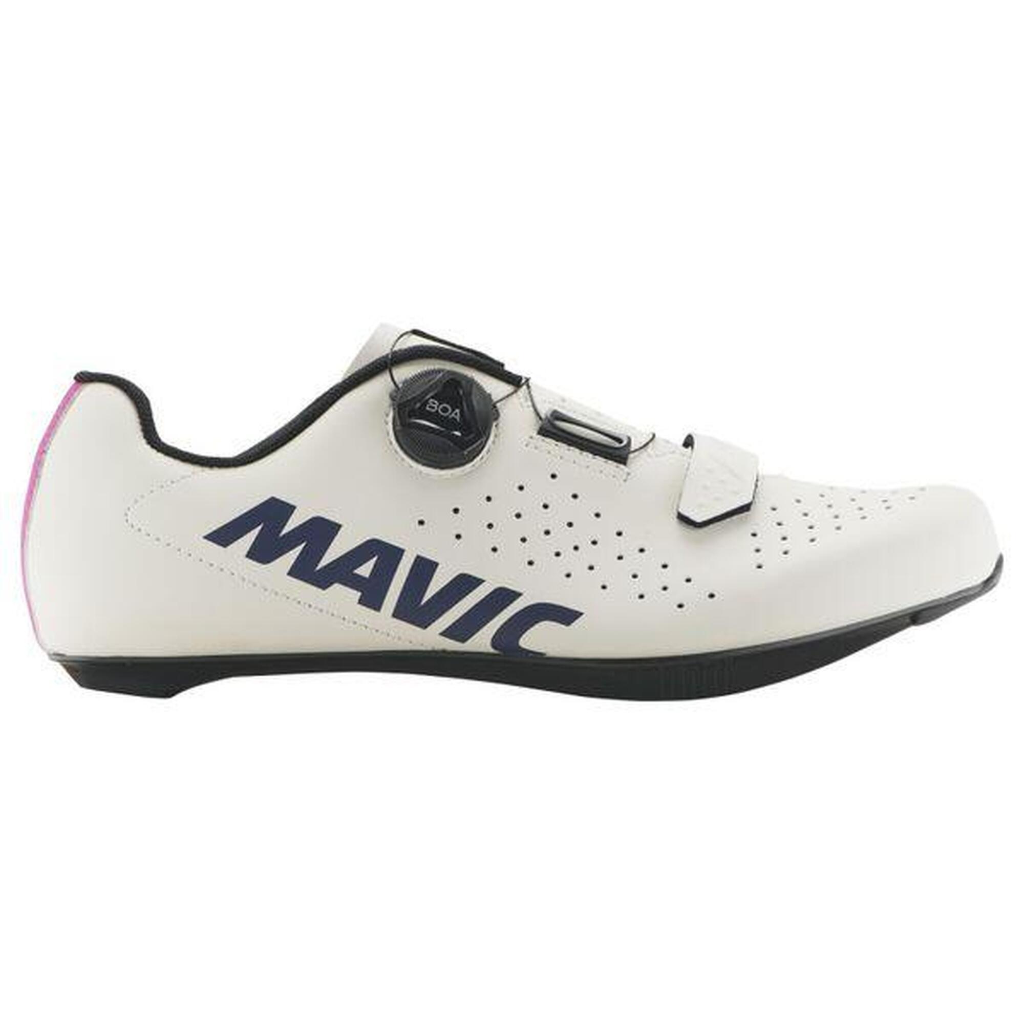 Mavic - Chaussures Route Mavic Cosmic Boa L6 — Cuir Synthétique - Chaussures De Vélo - Bleu|rose - Decathlon