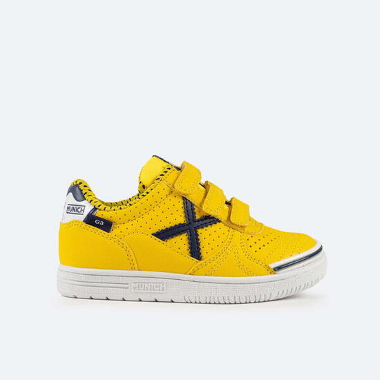 Zapatilla de fútbol sala MUNICH G3 Kid VCO para niño/a amarillo