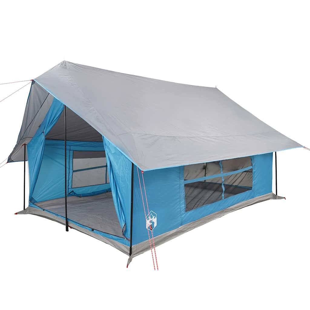 Tente Étanche 5 Personnes en Bleu pour les Campeurs Aventuriers 3/7