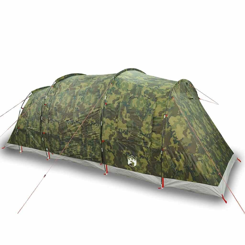 Tienda de Túnel Vidaxl Impermeable para 6 Personas en Camuflaje 2/7
