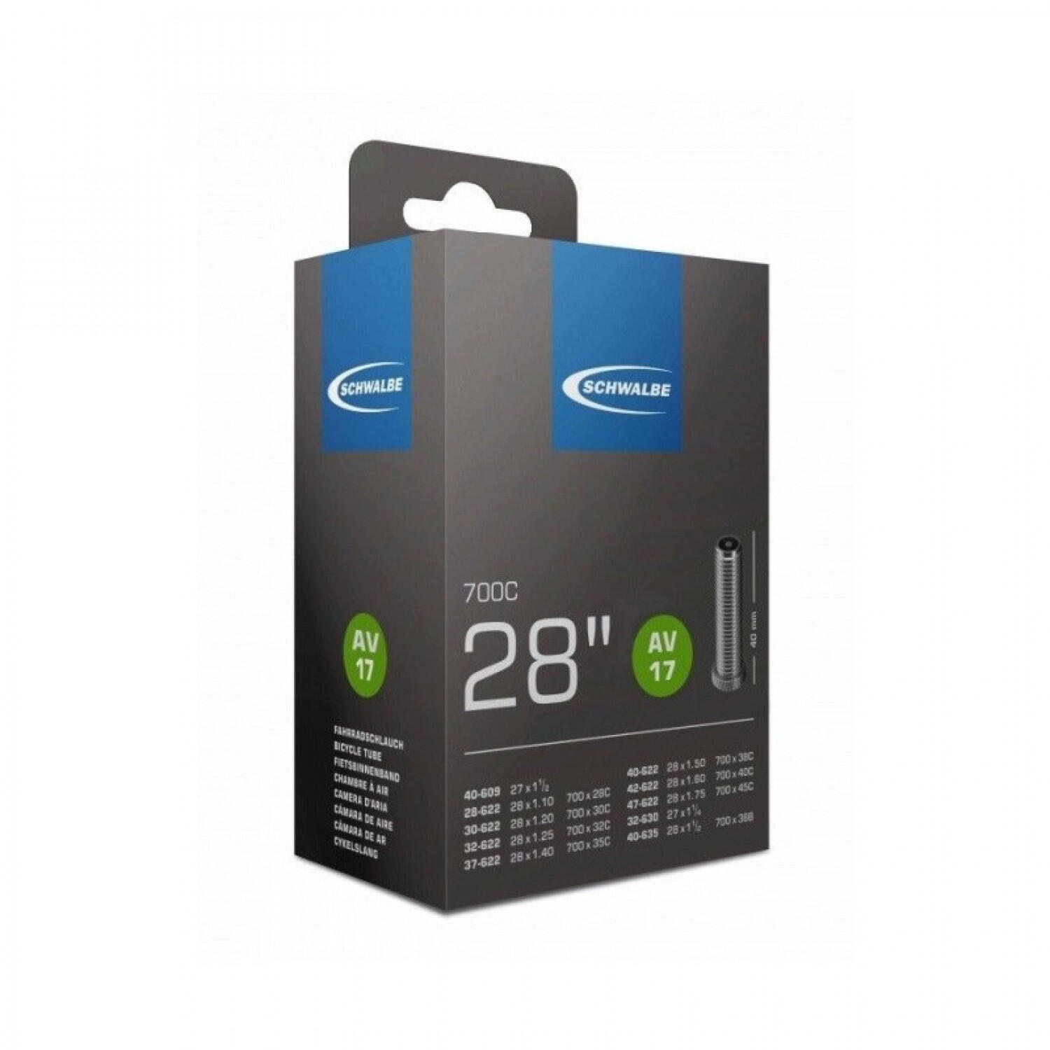 SCHWALBE Binnenband AV17 28" / 28/47-622/635 - 40mm ventiel