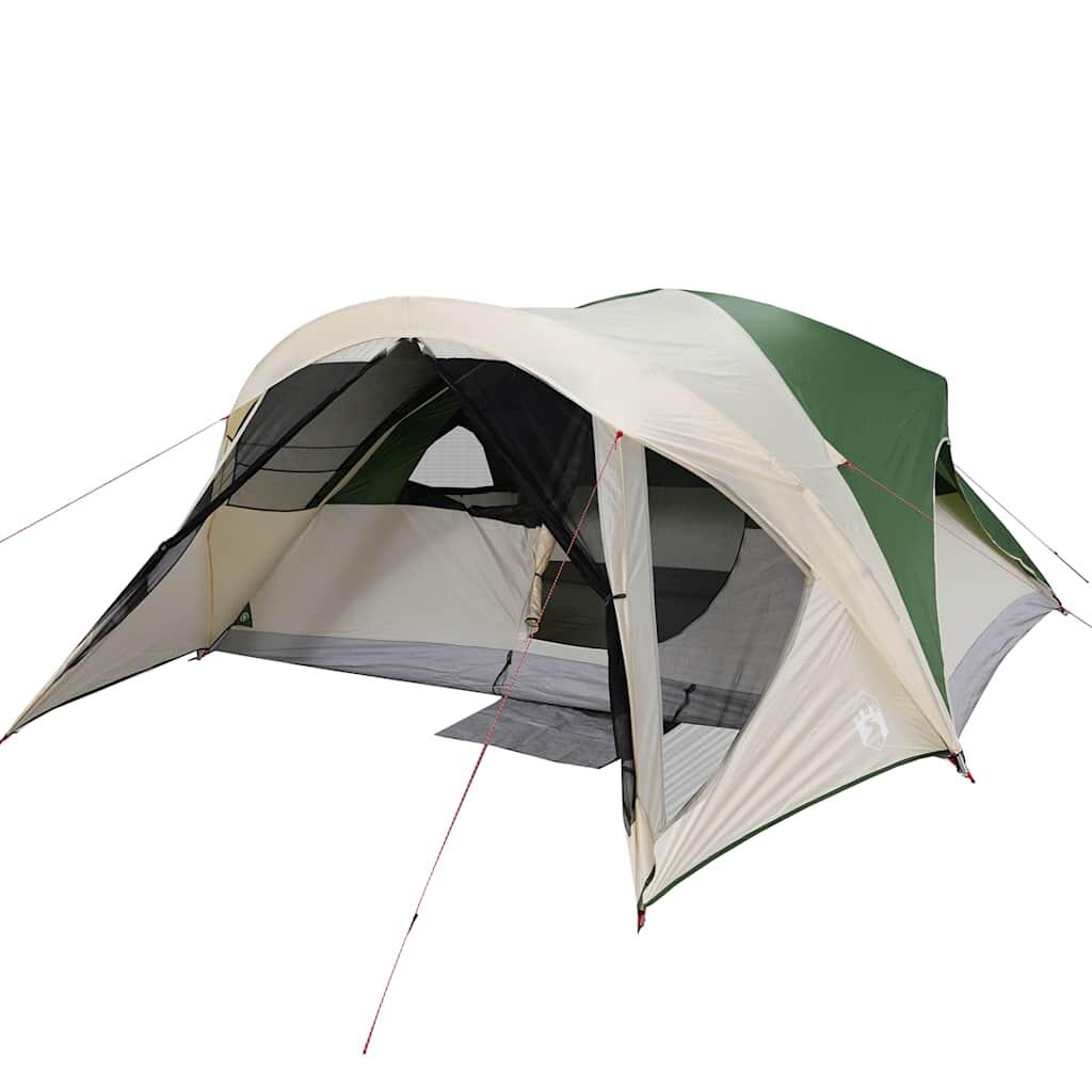 Tente Familiale Vidaxl Étanche 6 Personnes en Vert 2/7