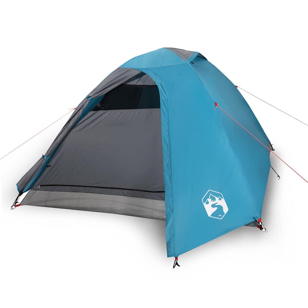 VidaXL Tente dôme 3 places étanche bleue 2/7
