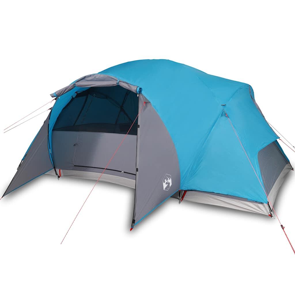 Vidaxl Tente Familiale Imperméable 8 Personnes en Bleu 2/7