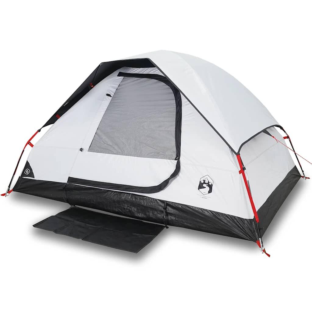 VidaXL Koepeltent 2-Persoons Waterdicht - Verduisterend Wit 2/7