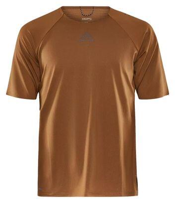 Camiseta de manga corta Craft Pro Trail Marrón