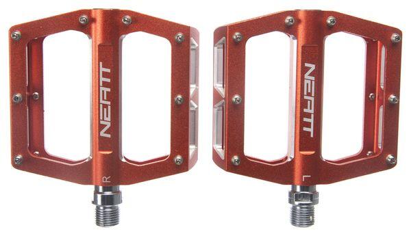 NEATT Neatt Attack V2 Flat Pedals 8 Pins Orange