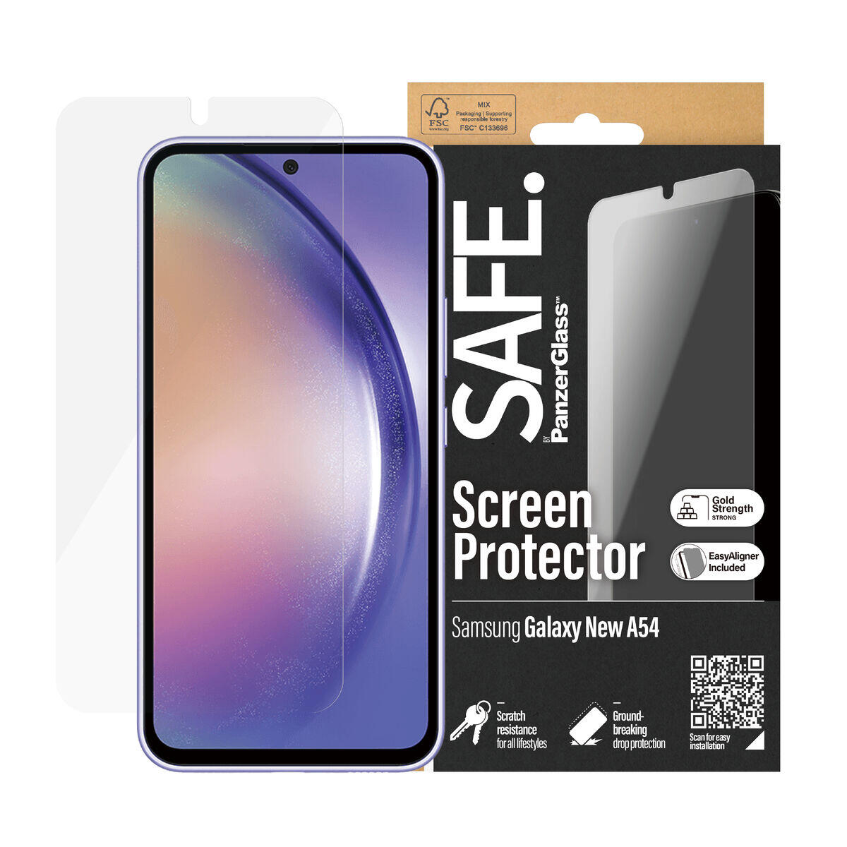 Protector de Pantalla para Móvil Panzer Glass SAFE95687 Transparente 2/4