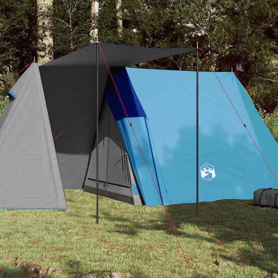 vidaxl Campingzelt wasserdicht 3 Personen blau