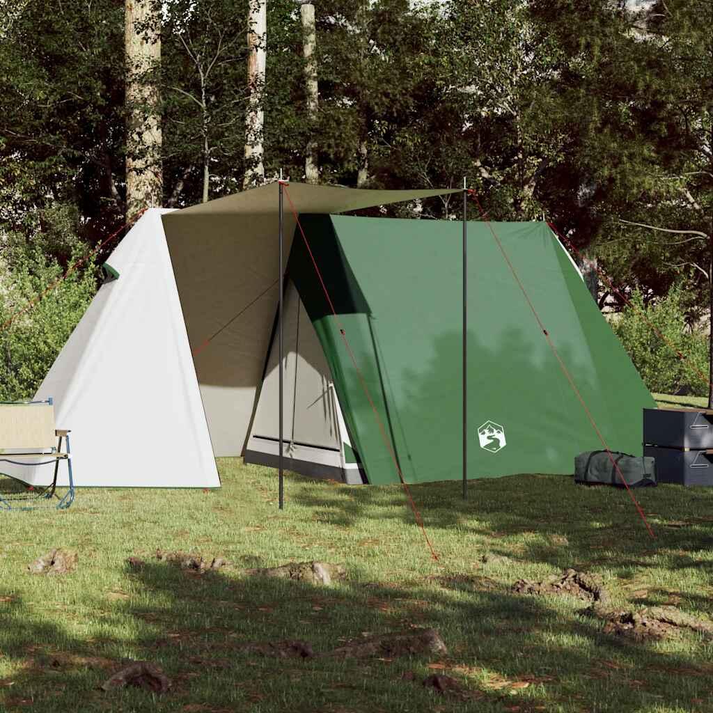 Tente vidaxl Verte 3 places imperméable et résistante au vent 3/7