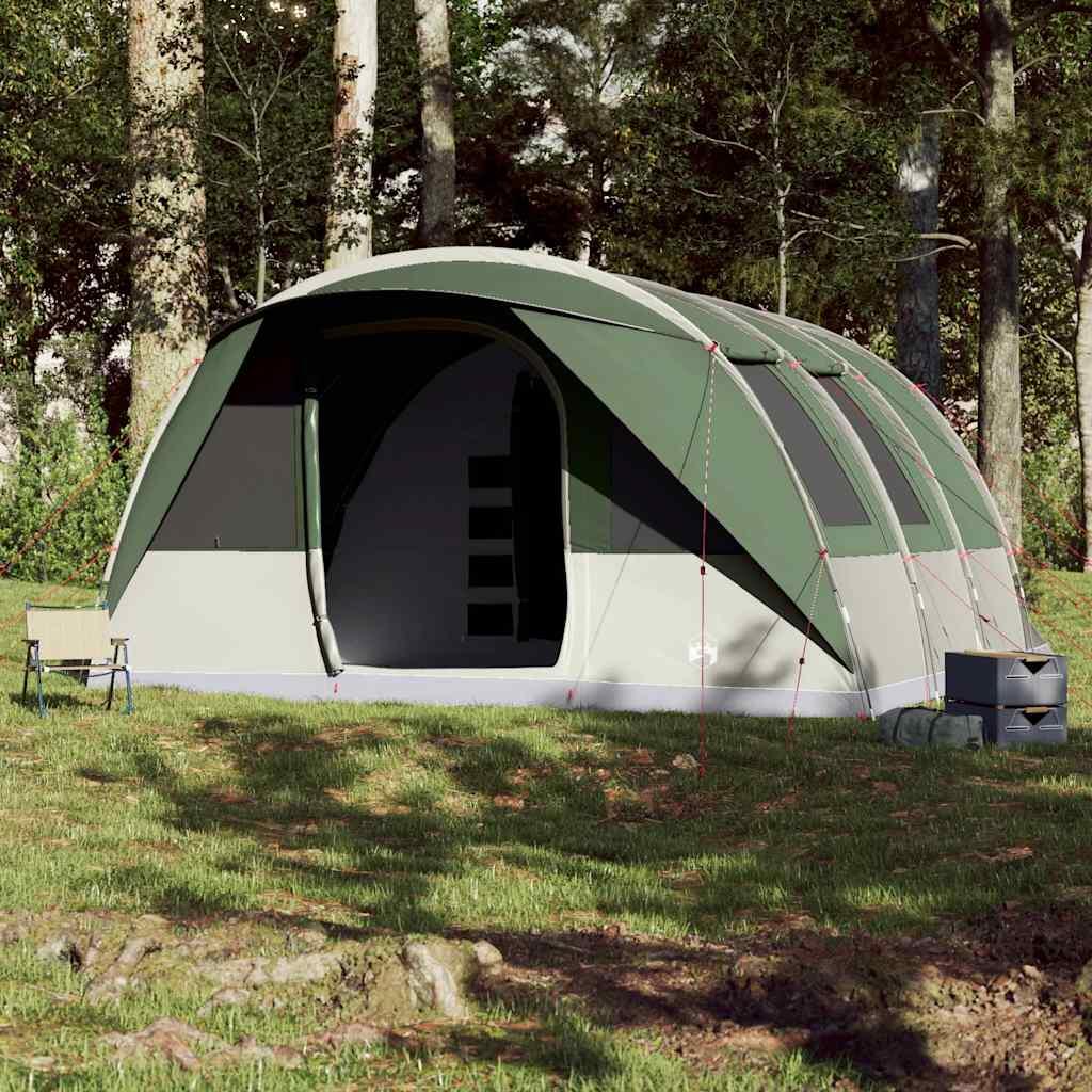 Tente Tunnel Vidaxl 7 Personnes - Étanche Verte 3/7