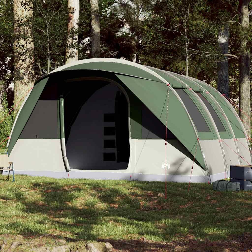 Vidaxl 7-Person Tunnel Tent - Waterproof Green
