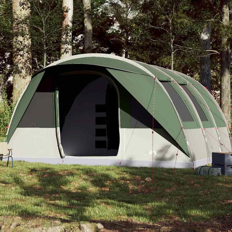 Tente Tunnel Outsunny 6 Personnes – 3 Pièces, Imperméable 3000 Mm, UPF 30+, Fenêtres Moustiquaires, Sac De Transport Inclus