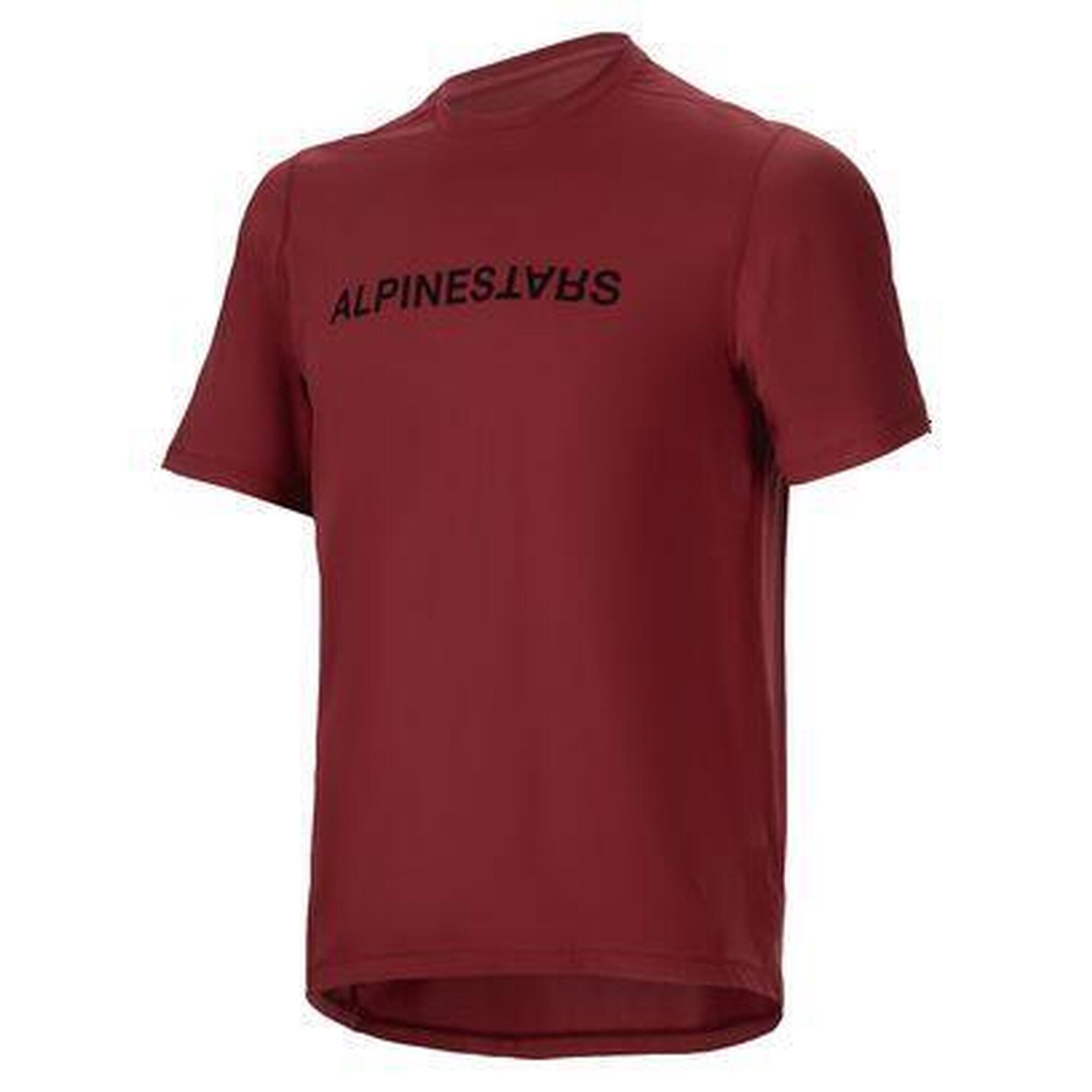 Maillot Manches Courtes Enfant Alpinestars A-Dura Switch Bordeaux