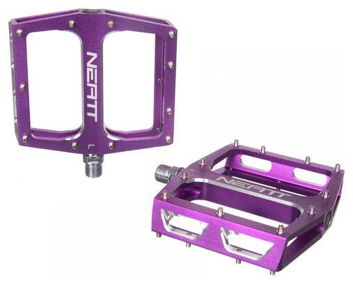 Neatt Attack V2 XL Flat Pedals 11 Pins Purple 2/3