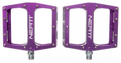Paar Neatt Attack V2 XL 11 Pin Flat Pedale Lila