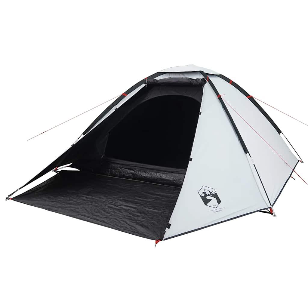 Tente dôme VidaXL 4 personnes en tissu occultant imperméable blanc 3/7